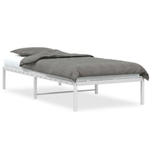 Bedframe Metaal 90 x 200 cm Wit
