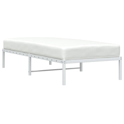 Bedframe Metaal 90 x 200 cm Wit