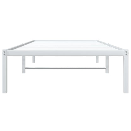 Bedframe Metaal 90 x 200 cm Wit