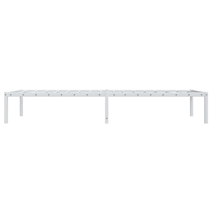Bedframe Metaal 90 x 200 cm Wit