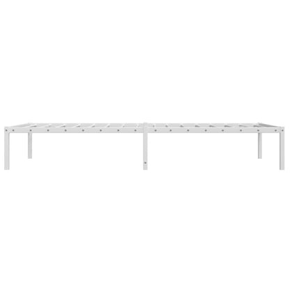 Bedframe Metaal 100 x 190 cm Wit