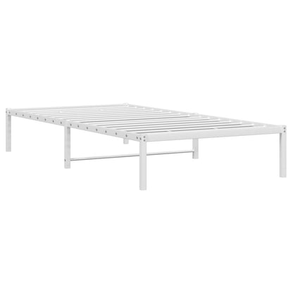 Bedframe metaal wit 107x203 cm