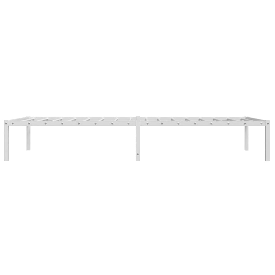 Bedframe metaal wit 107x203 cm
