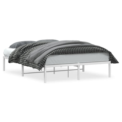 Bedframe Metaal Wit 140X200 Cm