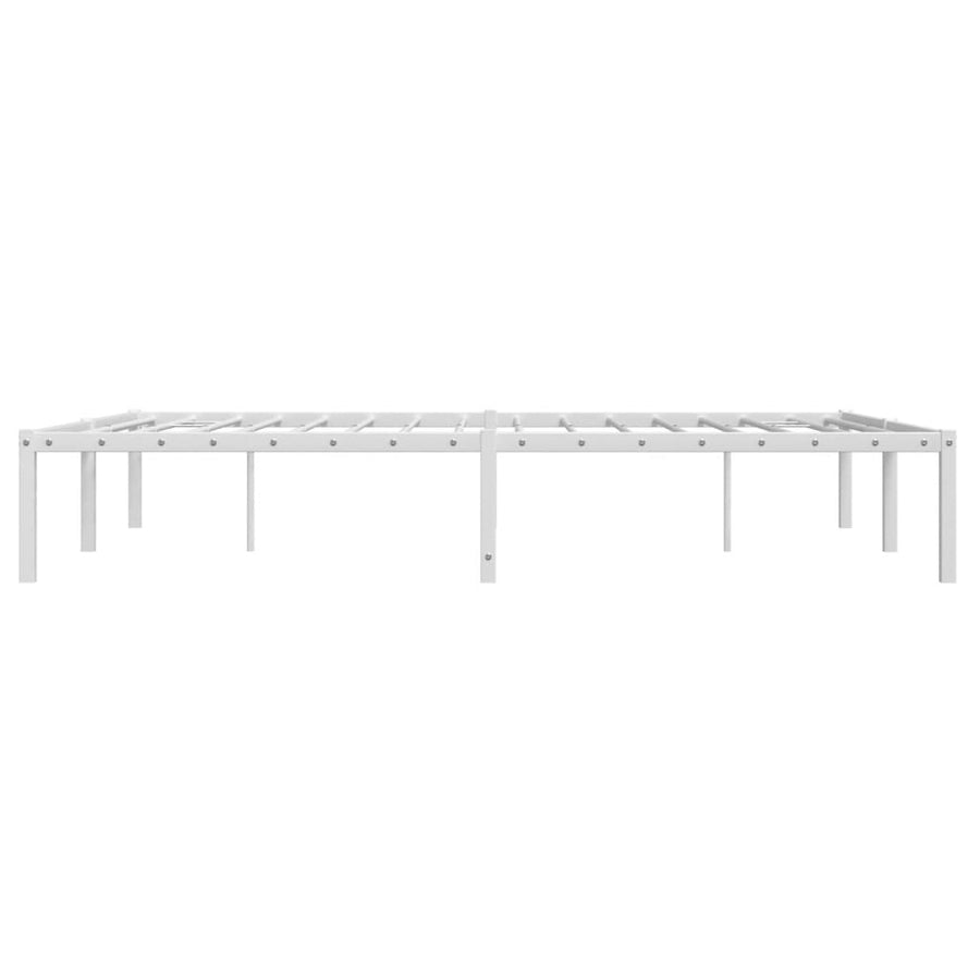 Bedframe Metaal Wit 140X200 Cm
