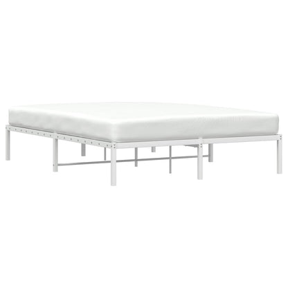 Bedframe metaal wit 150x200 cm