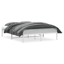 Bedframe Metaal 160 x 200 cm Wit