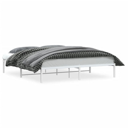 Bedframe Metaal 180 x 200 cm Wit