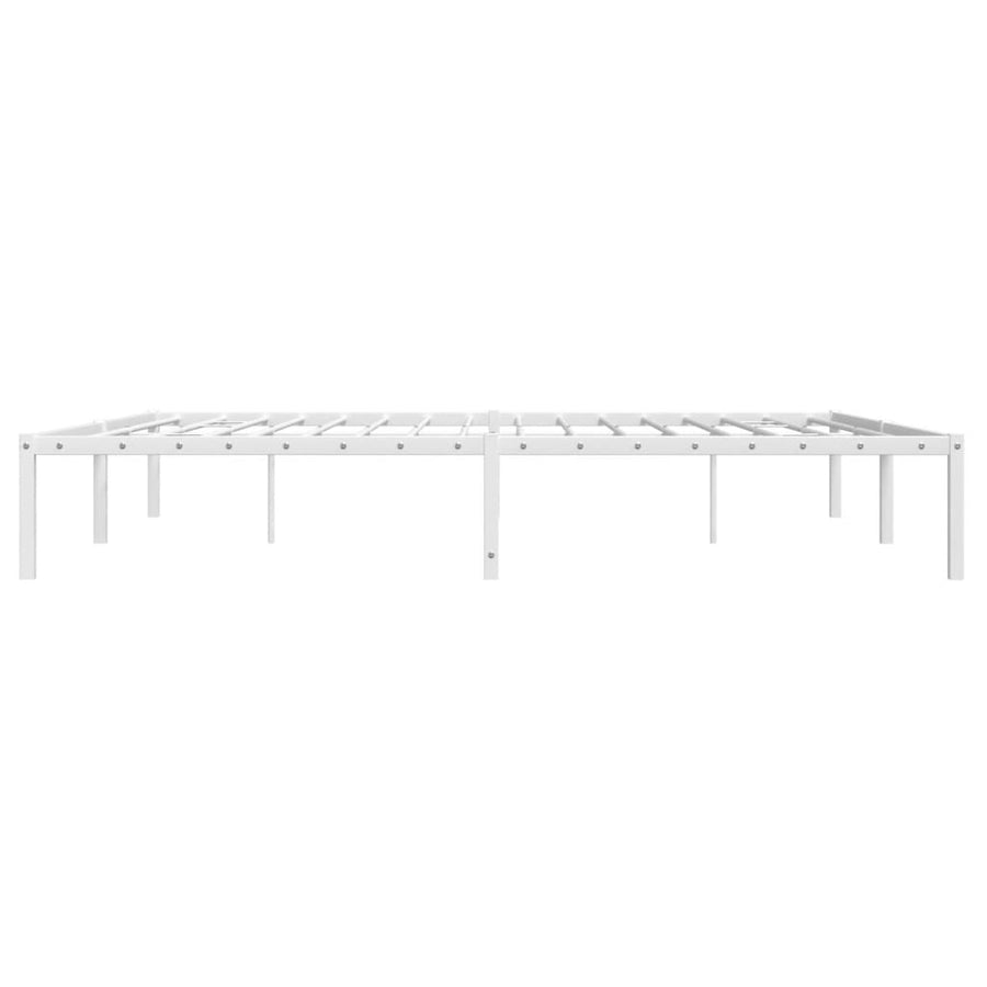 Bedframe Metaal 180 x 200 cm Wit
