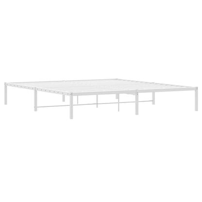 Bedframe Metaal 180 x 200 cm Wit