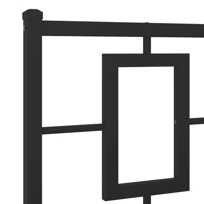 Bedframe Met Hoofd- En Voeteneinde Metaal 150 x 200 cm