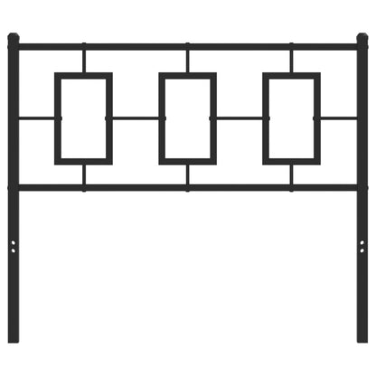 Vervangend hoofdbord 100 cm metaal zwart