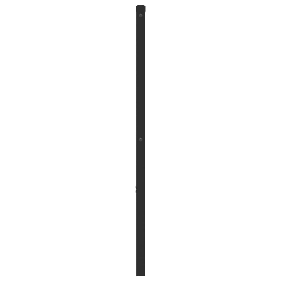 Hoofdbord Metaal Zwart 193 cm