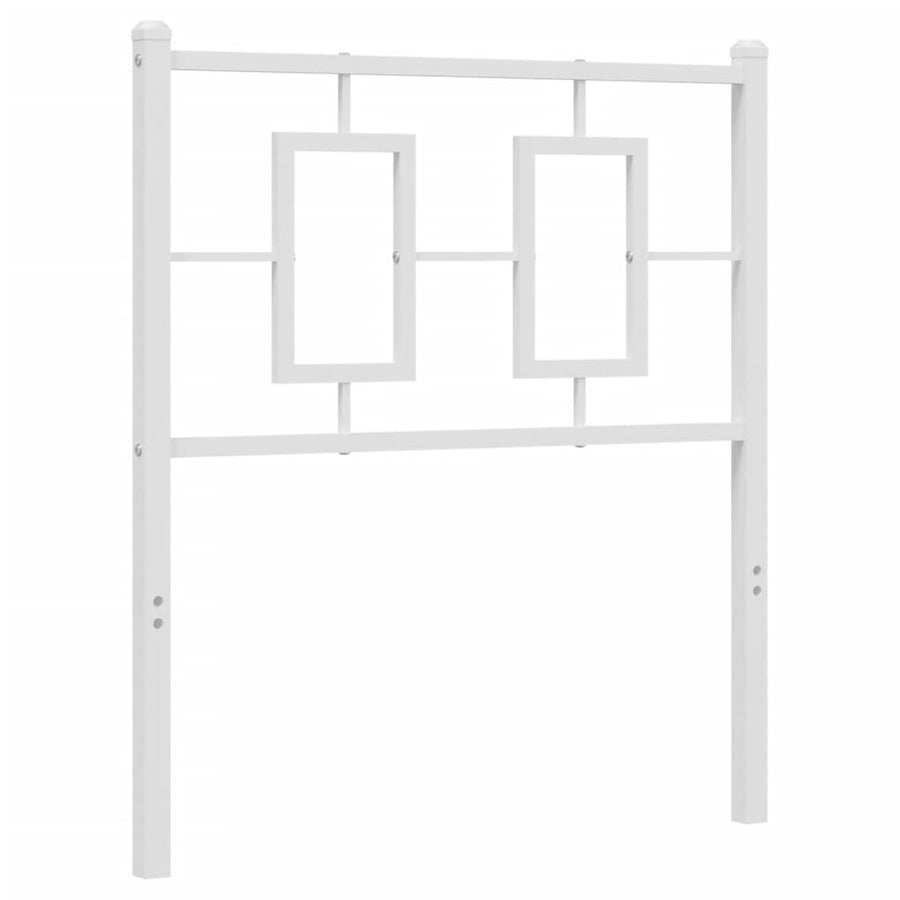 Hoofdbord Metaal Wit 75 cm