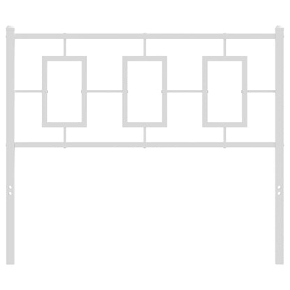 Vervangend hoofdbord 100 cm metaal wit