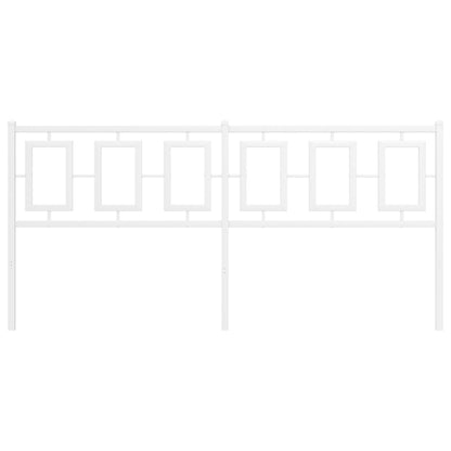 Hoofdbord Metaal Wit 180 cm