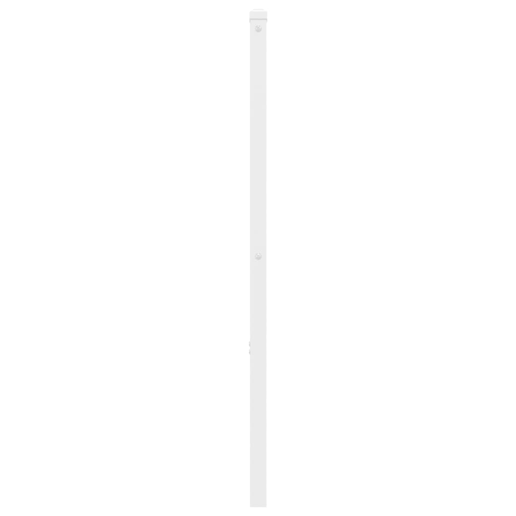 Hoofdbord Metaal Wit 180 cm
