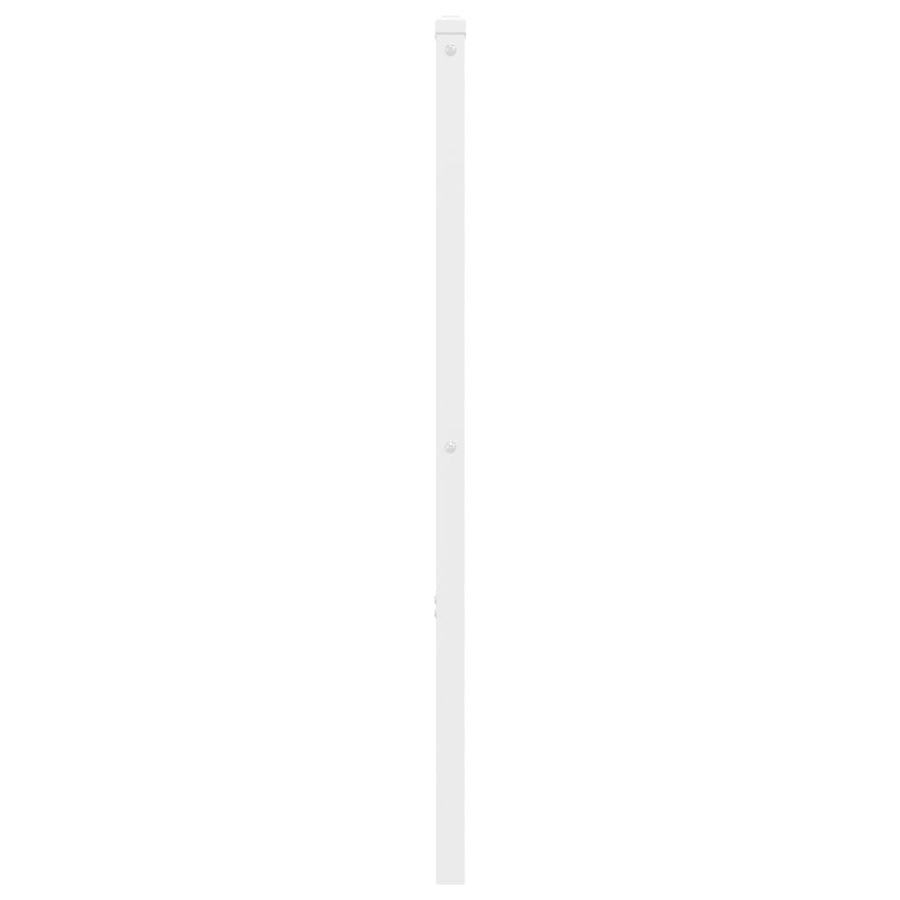 Hoofdbord Metaal Wit 180 cm
