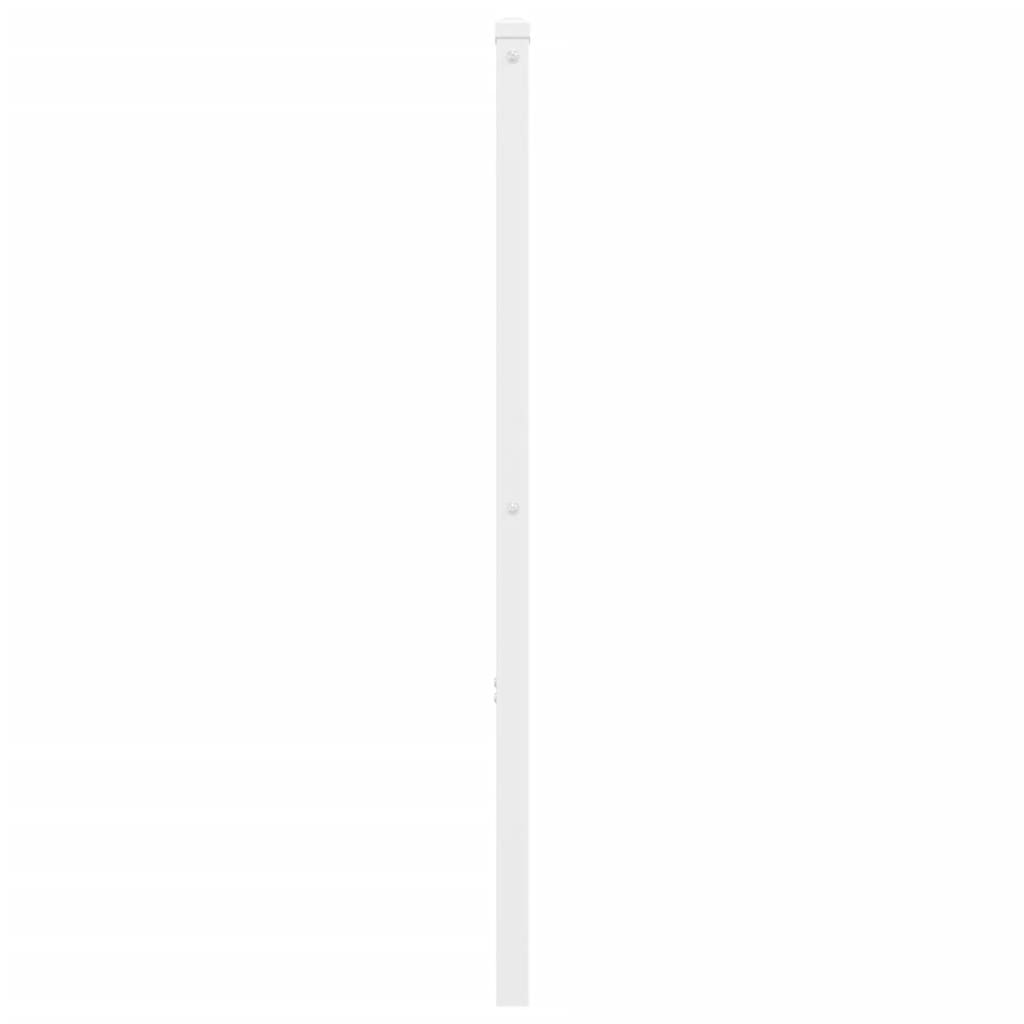 Hoofdbord Metaal Wit 200 cm
