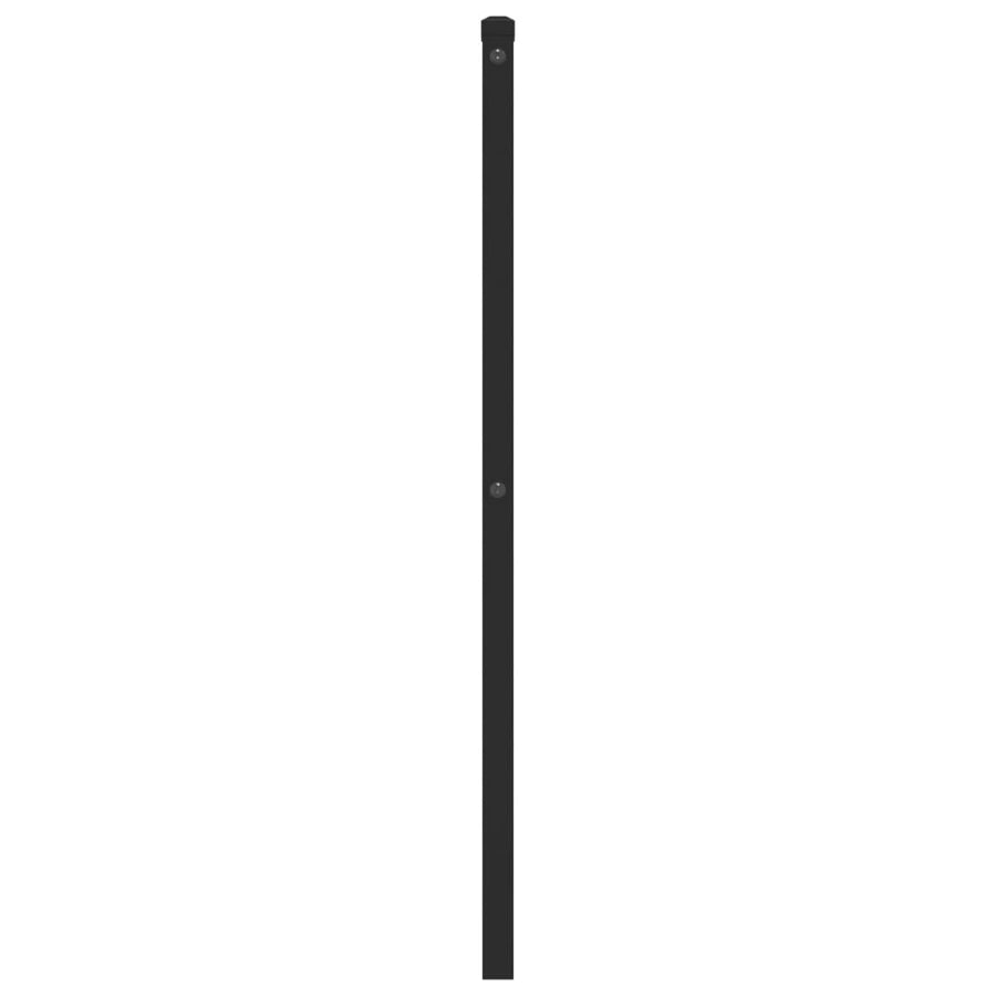 Hoofdbord Metaal Zwart 75 cm