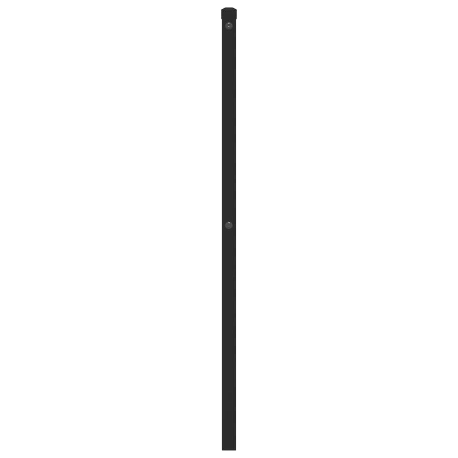 Hoofdbord Metaal Zwart 90 cm