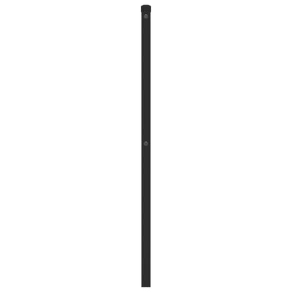 Hoofdbord 107 cm metaal zwart