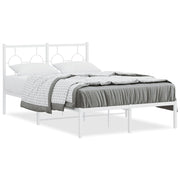 Bedframe metaal wit 120x190 cm