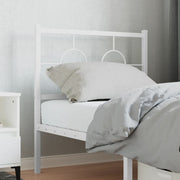 Hoofdbord 75 cm metaal wit