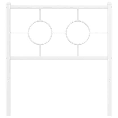 Hoofdbord Metaal Wit 80 cm