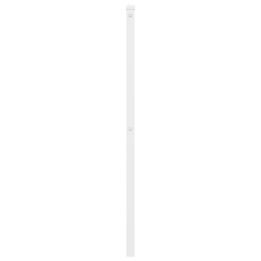 Hoofdbord Metaal Wit 80 cm