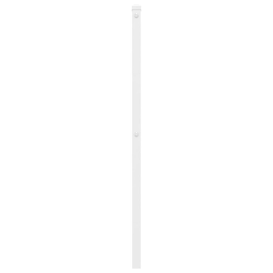 Hoofdbord Metaal Wit 80 cm