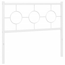 Hoofdbord Metaal Wit 100 cm