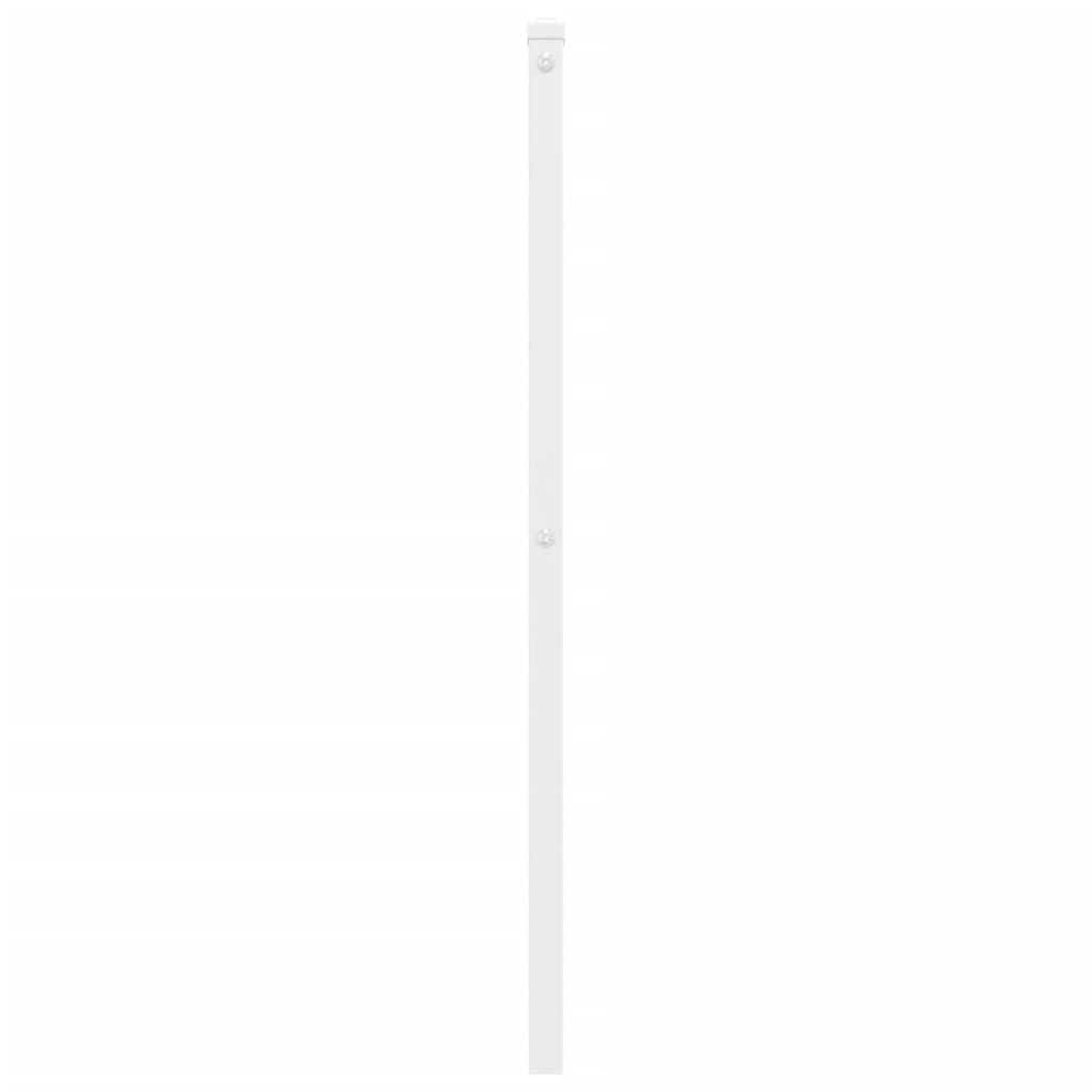 Hoofdbord Metaal Wit 100 cm