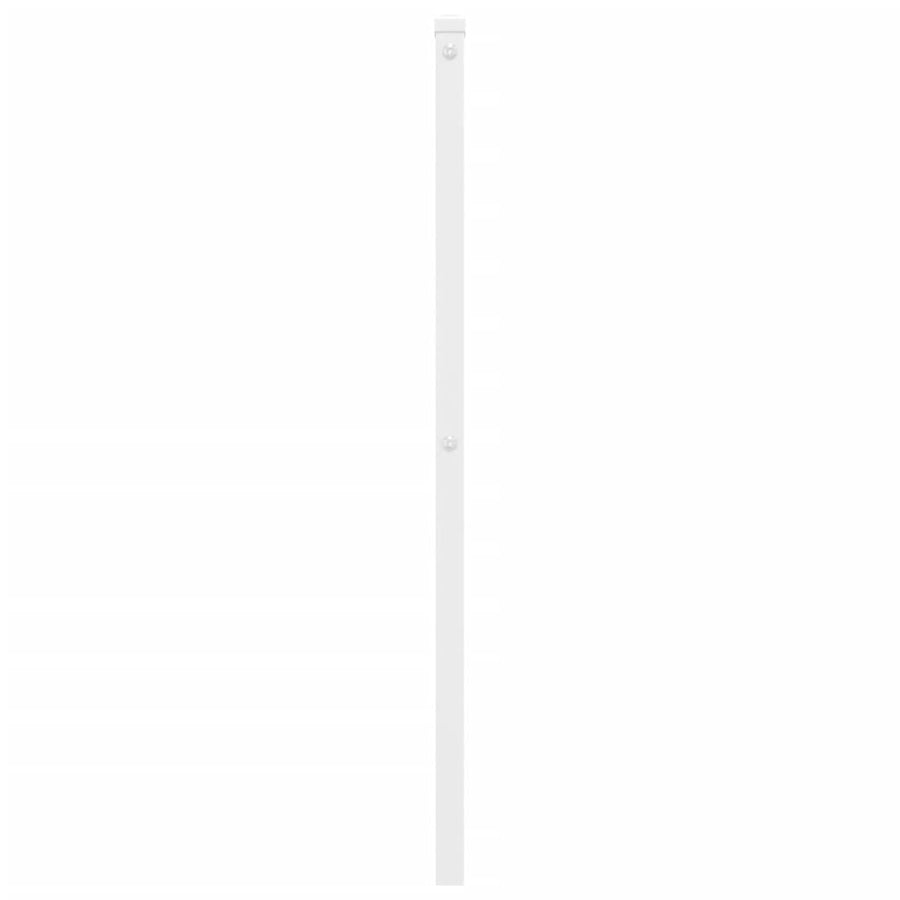Hoofdbord Metaal Wit 100 cm