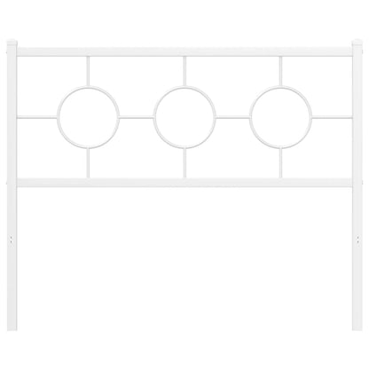 Hoofdbord 107 cm metaal wit