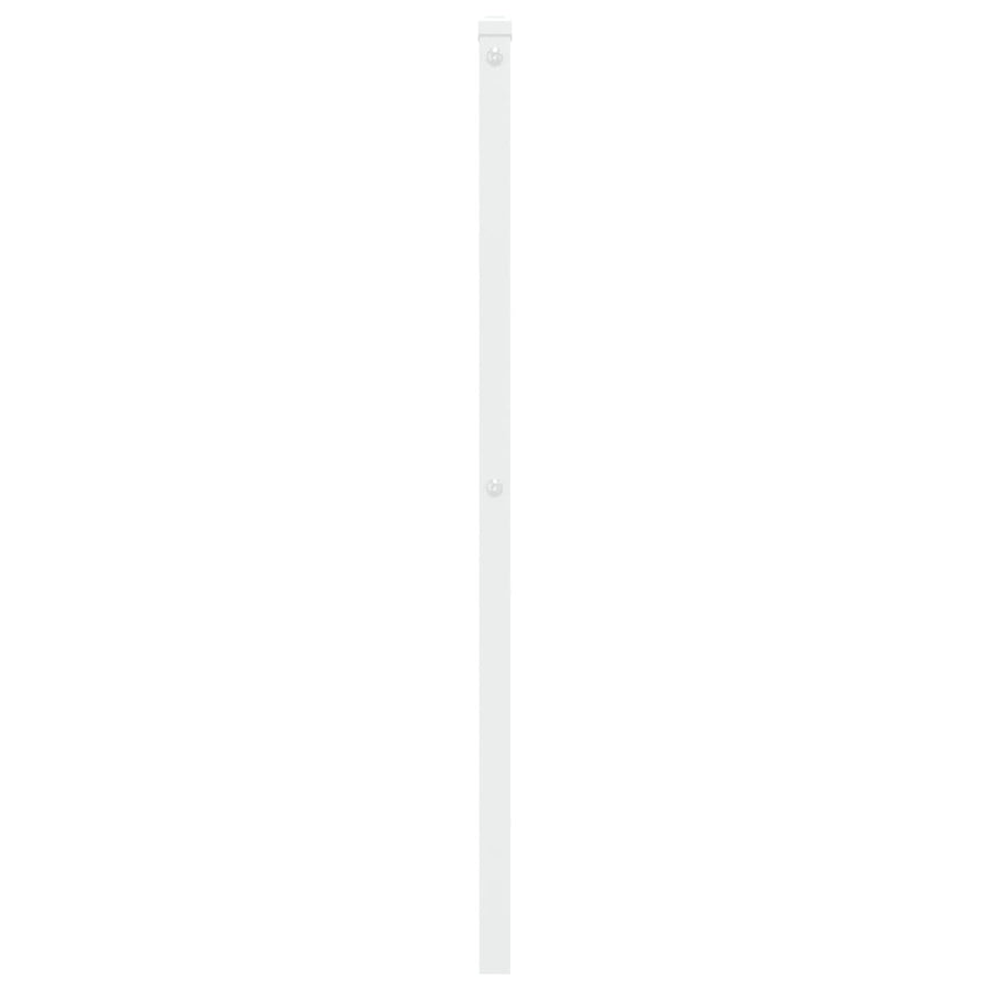 Hoofdbord 107 cm metaal wit