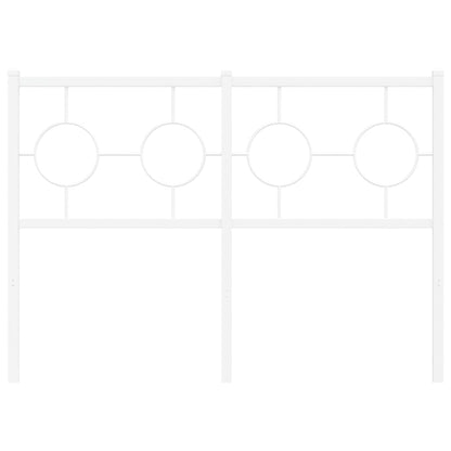 Hoofdbord 120 cm metaal wit