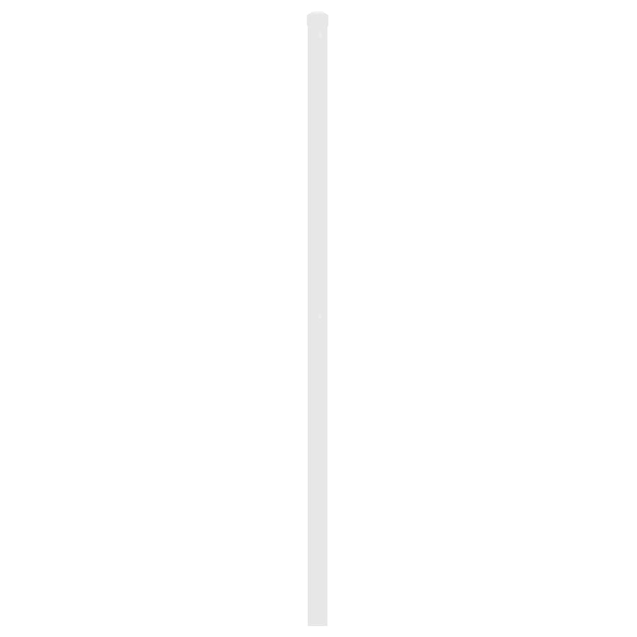 Hoofdbord 120 cm metaal wit