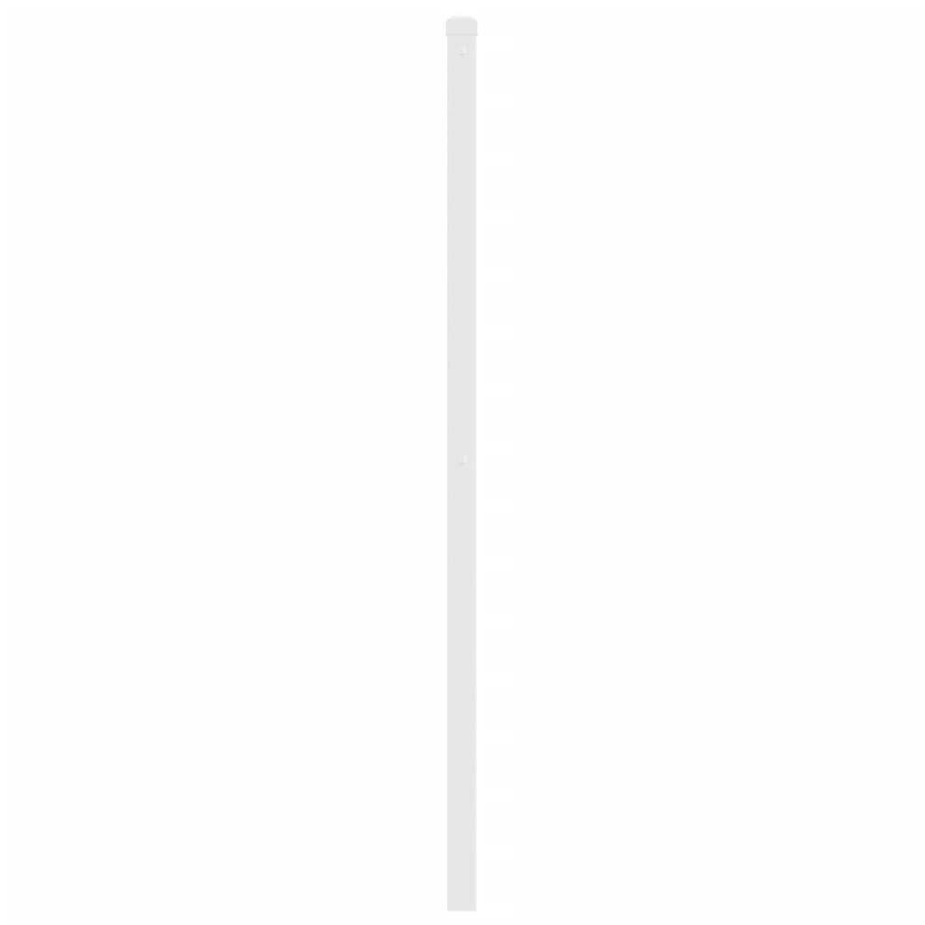 Hoofdbord 140 cm metaal wit