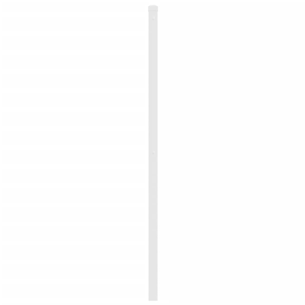 Hoofdbord 150 cm metaal wit