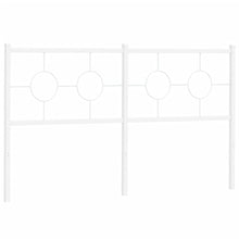 Hoofdbord 160 cm metaal wit
