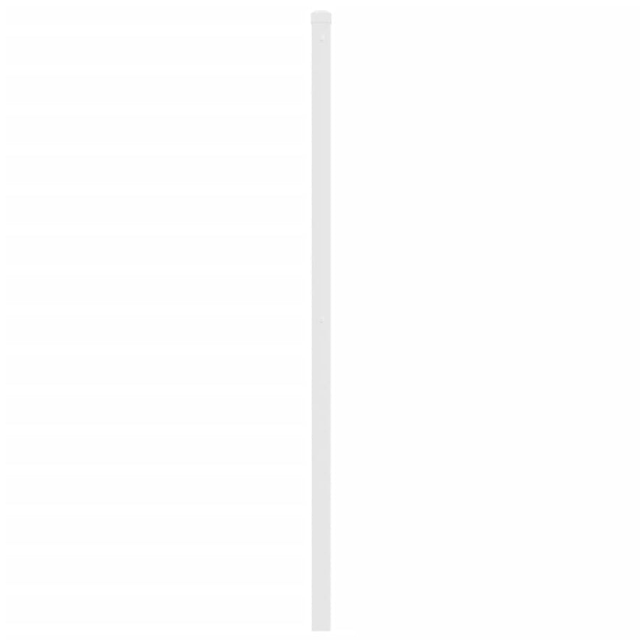 Hoofdbord 160 cm metaal wit