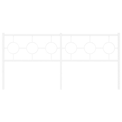 Hoofdbord 180 cm metaal wit