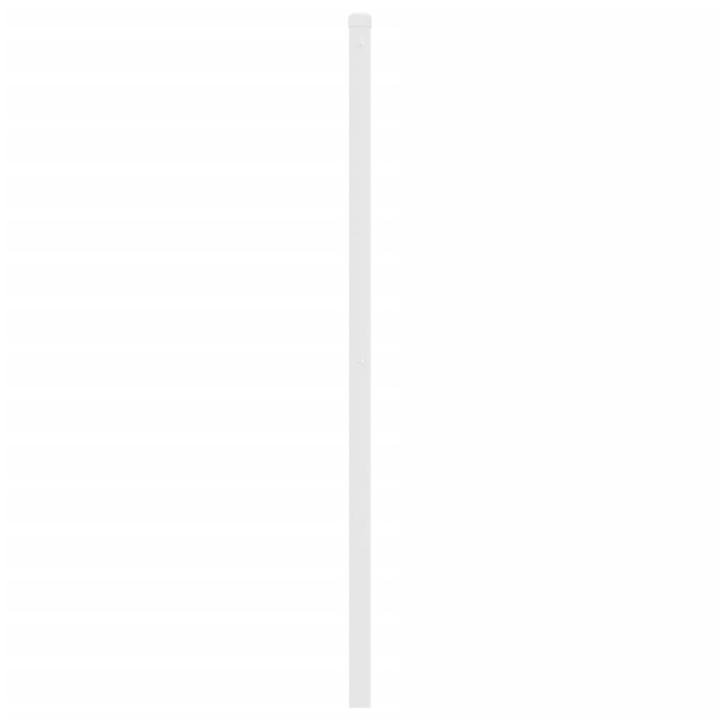 Hoofdbord 200 cm metaal wit