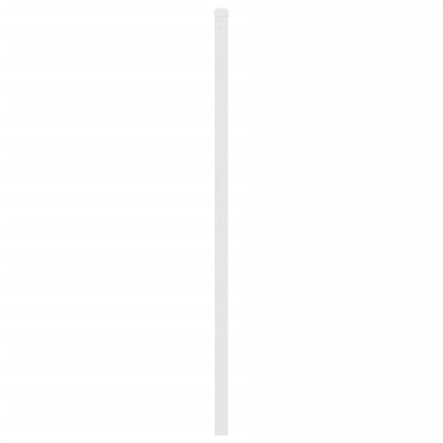 Hoofdbord 200 cm metaal wit