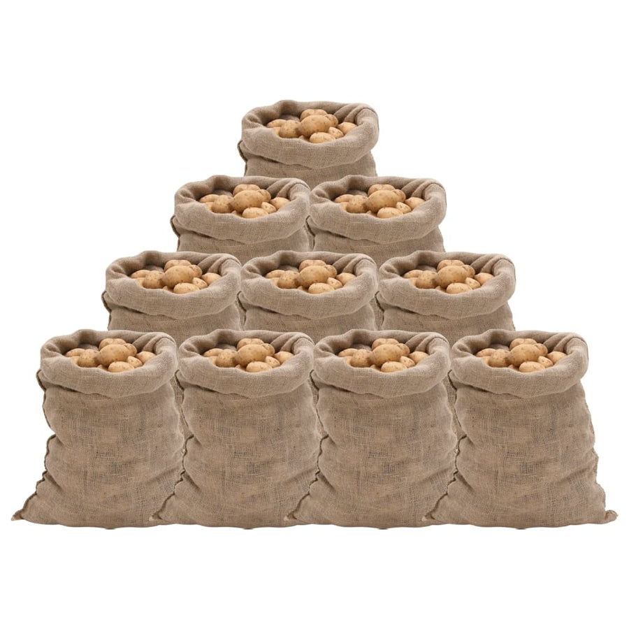 Jutezakken Stuks 220 G/M² 0% Jute 10 60 x 105 cm