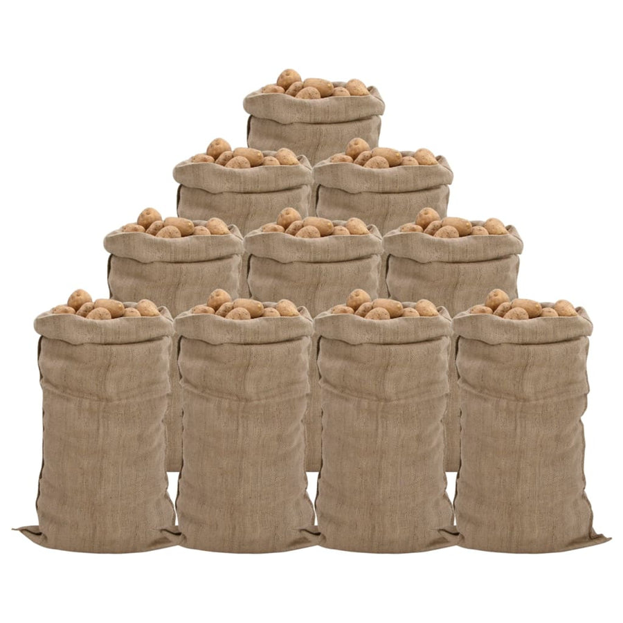 Jutezakken Stuks 340 G/M² 0% Jute 10 65 x 135 cm