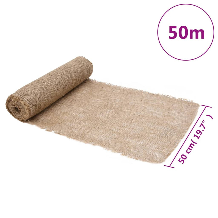 Jute Rol 200 G/M² 0,5X50 M 100% Jute 0.5 x 50 m