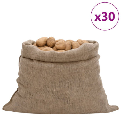 Jutezakken 30 Stuks 220 G/M² 100% Jute 100 x 110 cm