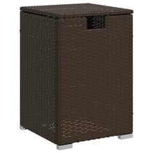 Afdekkast Voor Propaangasfles 40X40X60 Cm Poly Rattan Bruin